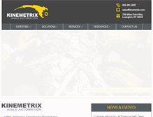 Tablet Screenshot of kinemetrix.com